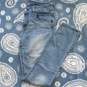 American Eagle Outfitters Light Blue Skinny Jeans